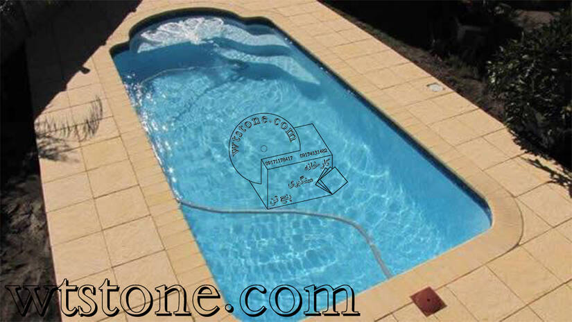 سنگ استخری، سنگ لب استخر، سنگ تیشه ای، سنگ تیشه، سنگ بوشهمر، سنگ سندپلاست، سنگ دور استخر